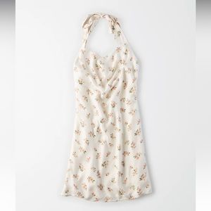 American Eagle Floral Dress. Loose fit. White & pink. Size large. NWT.